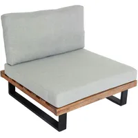 Mendler Lounge-Sessel HWC-H54, Garten-Sessel, Spun Poly Akazie Holz FSC®-zertifiziert