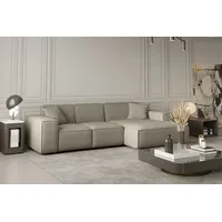 Fun Möbel Ecksofa Designersofa CELES in Stoff Opera Velvet