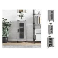 VidaXL Sideboard Grau Sonoma 34,5x34x90 cm Holzwerkstoff