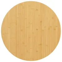 VidaXL Tischplatte Ø60x4 cm Bambus