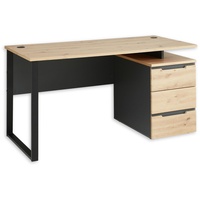 Innostyle Schreibtisch Memphis Holzoptik Eiche Artisan 170 cm