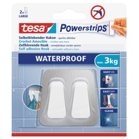 Tesa Powerstrips Doppelhaken Metall-Kunststoff