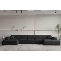 Fun Möbel Wohnlandschaft U-Form, CELES PREMIUM XL in Stoff