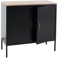 Mendler Kommode HWC-L84, Sideboard Schrank Anrichte, 2 Türen Metall