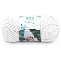 Gründl Wolle Living 100 g Creme Handarbeit / Gründl