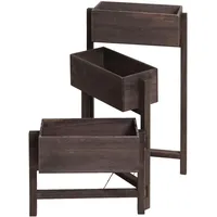 Mendler Pflanzregal T275, Standregal Blumenständer Pflanzkasten, 65x108x15cm, Holz Shabby-Look