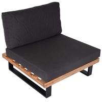 Mendler Lounge-Sessel HWC-H54, Garten-Sessel, Spun Poly Akazie Holz FSC®-zertifiziert