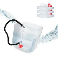 Relaxdays Faltbarer Wasserkanister 20 l rot