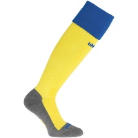 Uhlsport Club Stutzenstrümpfe limonengelb/azurblau 41-44