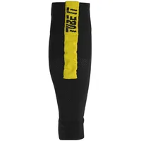 Uhlsport TUBE IT Fußball Sleeve-Stutzen schwarz/limonengelb 28-32