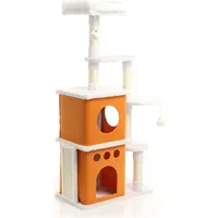 Fudajo Kratzbaum 125 cm weiß/braun