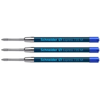 Schneider Express 735 Kugelschreiberminen M blau, 3 St.