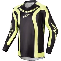 Alpinestars Racer Lurv Jugend Motocross Jersey, schwarz-gelb, Größe S