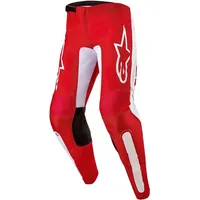 Alpinestars Fluid Lurv Motocross Hosen, weiss-rot, Größe 34 für