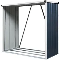 Casa.pro Kaminholzregal Kalmar Stahl 156 x 80 x 152
