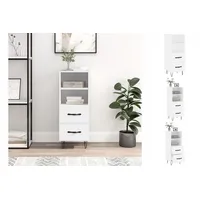 VidaXL Sideboard Weiß 34,5x34x90 cm Holzwerkstoff