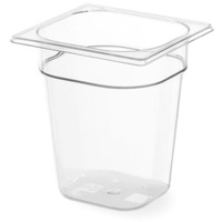 HENDI Gastronormbehälter, 1/6, Profi Line, GN 1/6, 1L, Transparent,
