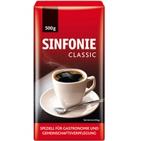 Jacobs SINFONIE CLASSIC Kaffee, gemahlen Arabica- und Robustabohnen kräftig