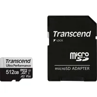 Transcend Ultra Performance 512 GB, U3, UHS-I), Speicherkarte, Schwarz