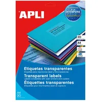 Agipa Wetterfeste Etiketten, 99,1 x 67,7 mm, transparent