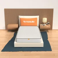 MiaSuite Matratze für Wiege 65x135x14 cm - Waterfoam,Hypoallergen, Milbenhemmend