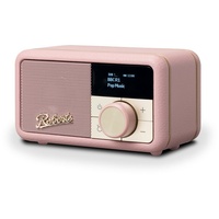 Roberts Radio Revival Petite Tragbar Analog / Digital pink