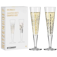 Ritzenhoff & Breker Goldnacht Champagnerglas 0,205 l 2 St.