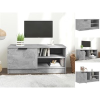 VidaXL TV-Schrank Betongrau 80x35x36,5 cm Holzwerkstoff