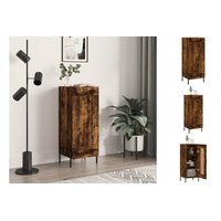 VidaXL Sideboard Räuchereiche 34,5x34x90 cm Holzwerkstoff - Braun