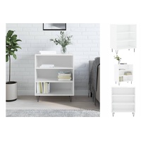 VidaXL Sideboard Hochglanz-Weiß 57x35x70 cm Holzwerkstoff