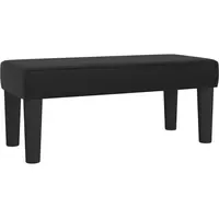 VidaXL Sitzbank Schwarz 70x30x30 cm Kunstleder