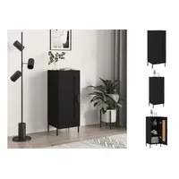 VidaXL Sideboard Schwarz 34,5x34x90 cm Holzwerkstoff