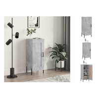 VidaXL Sideboard Betongrau 34,5x34x90 cm Holzwerkstoff