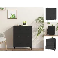 VidaXL Sideboard Schwarz 69,5x34x90 cm Holzwerkstoff