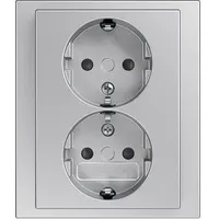 Busch-Jaeger SCHUKO-Doppelsteckdose 202 EUJB-83