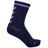 Hummel Elite Indoor Low Pa SOCKS, Marine/Paisley Purple, 46/48