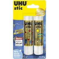 UHU stic GOLDEN MOMENTS Klebestifte 2x 21,0 g
