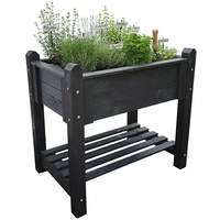 Promadino Kräuterhochbeet 90x60x84,5cm anthrazit