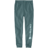 CARHARTT Tapered Graphic, Jogginghose - Hellblau/Weiß - L