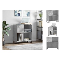 VidaXL Plattenschrank Betongrau 84,5x38x89 cm Holzwerkstoff