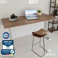 Veska Höhenverstellbarer Schreibtisch (140 x 70 cm) - Sitz-