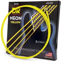 DR Strings HI-DEF Neon Bassgitarren-Saiten NYB5-45