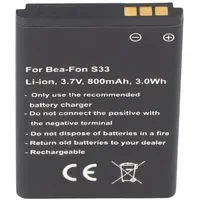 AccuCell Nachbau Akku kompatibel Bea-Fon S33, C140, C240 Akku