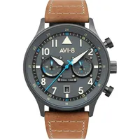 Avi-8 AV-4088-04 Carey Dual Time 44mm 5ATM