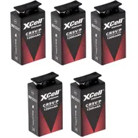 XCell 9V Block Lithium Batterien 5 St.