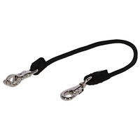 Kerbl Anbinde-Gummiseil, Schwarz, 70cm