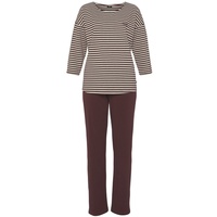 H.I.S. H.I.S Damen Pyjama bordeauc Gr.32/34