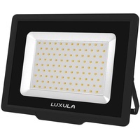 LUXULA LED Fluter, 100W, 10000lm, 3000K Schwarz