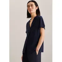 Seidensticker Shirtbluse Schwarze Rose Blau 38