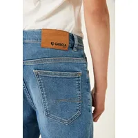 GARCIA Dad-Jeans »Dalino«, for Boys, mit Destroyed Effekten, blau